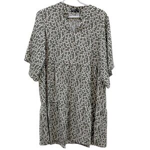 ANNVA Short Sleeve Dress Green SZ XL